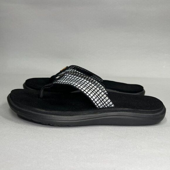 Teva Voya Sandals Women's Size 9 Black Summer Beach Athletic Recovery Flip Flops - Picture 4 of 11
